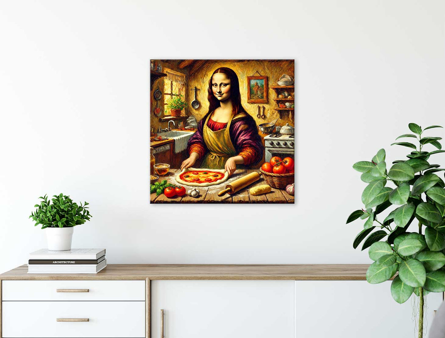 Mona Liza sprema Pizzu