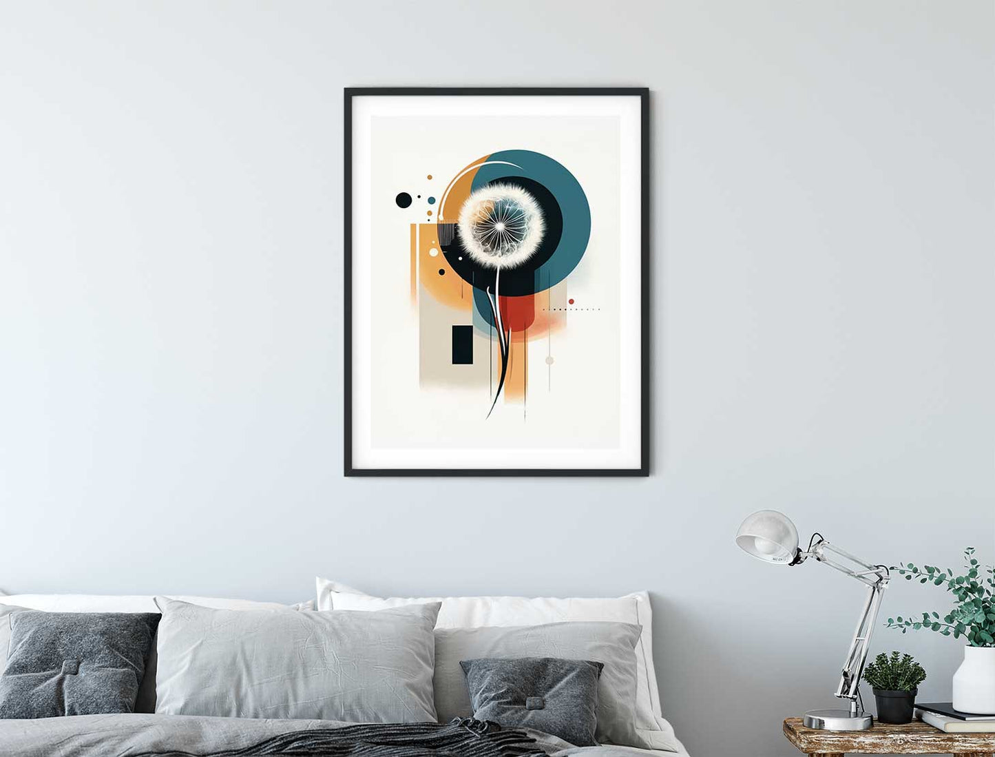 Maslačak, apstrakcija