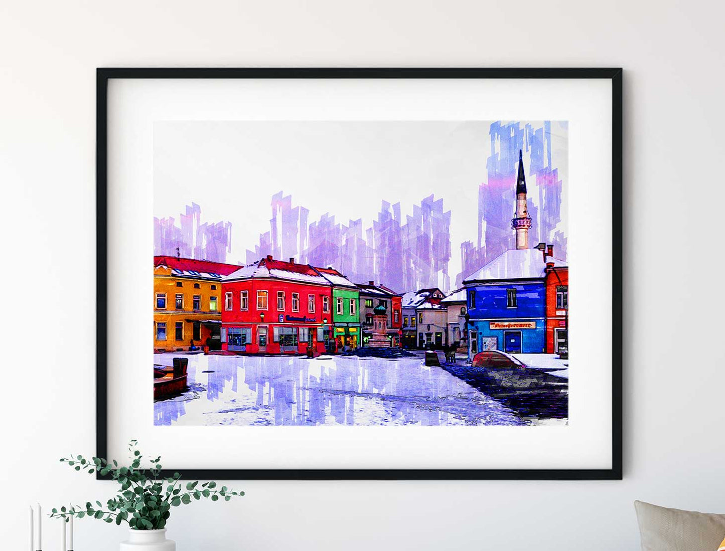 Trg Slobode zimi, Tuzla