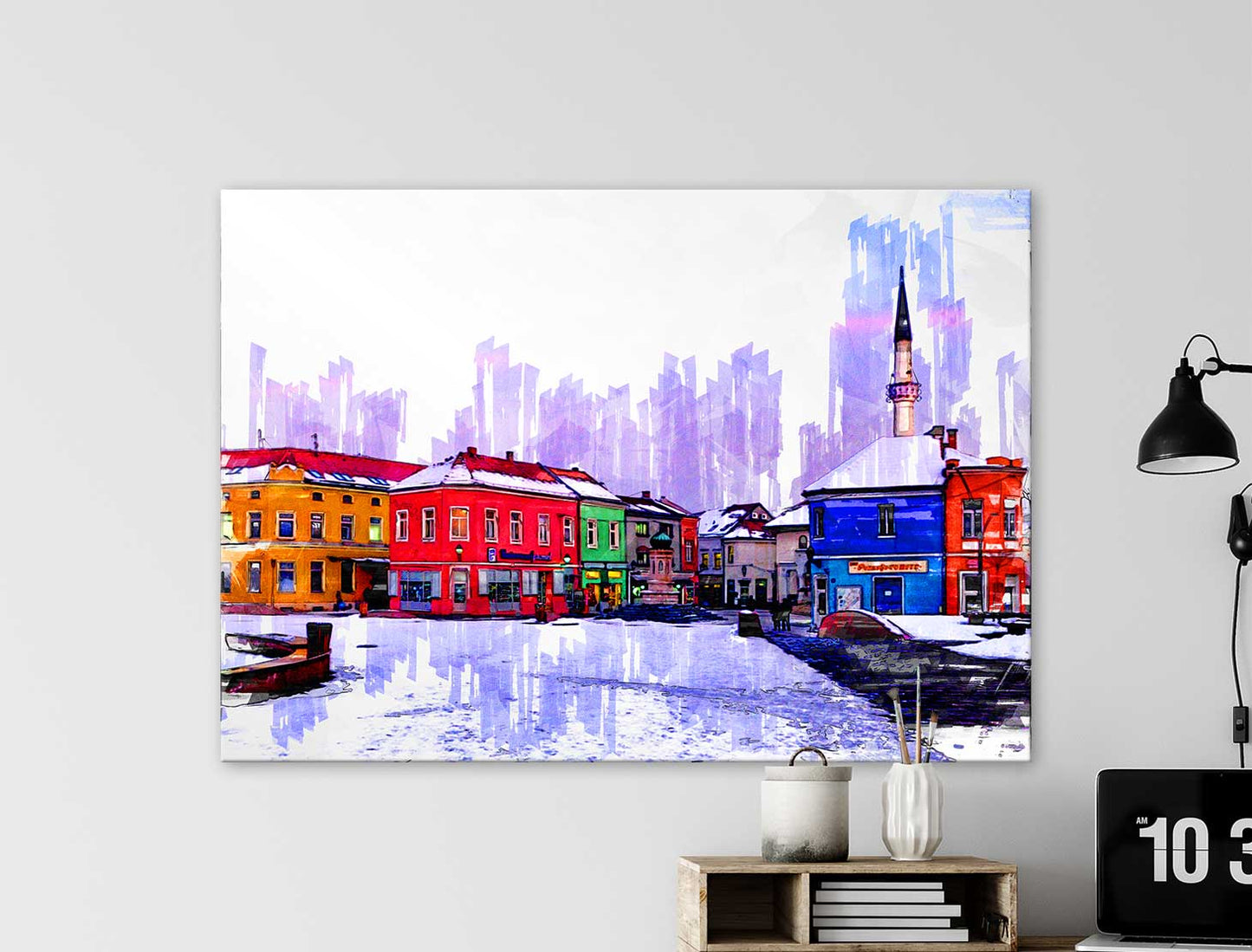 Trg Slobode zimi, Tuzla