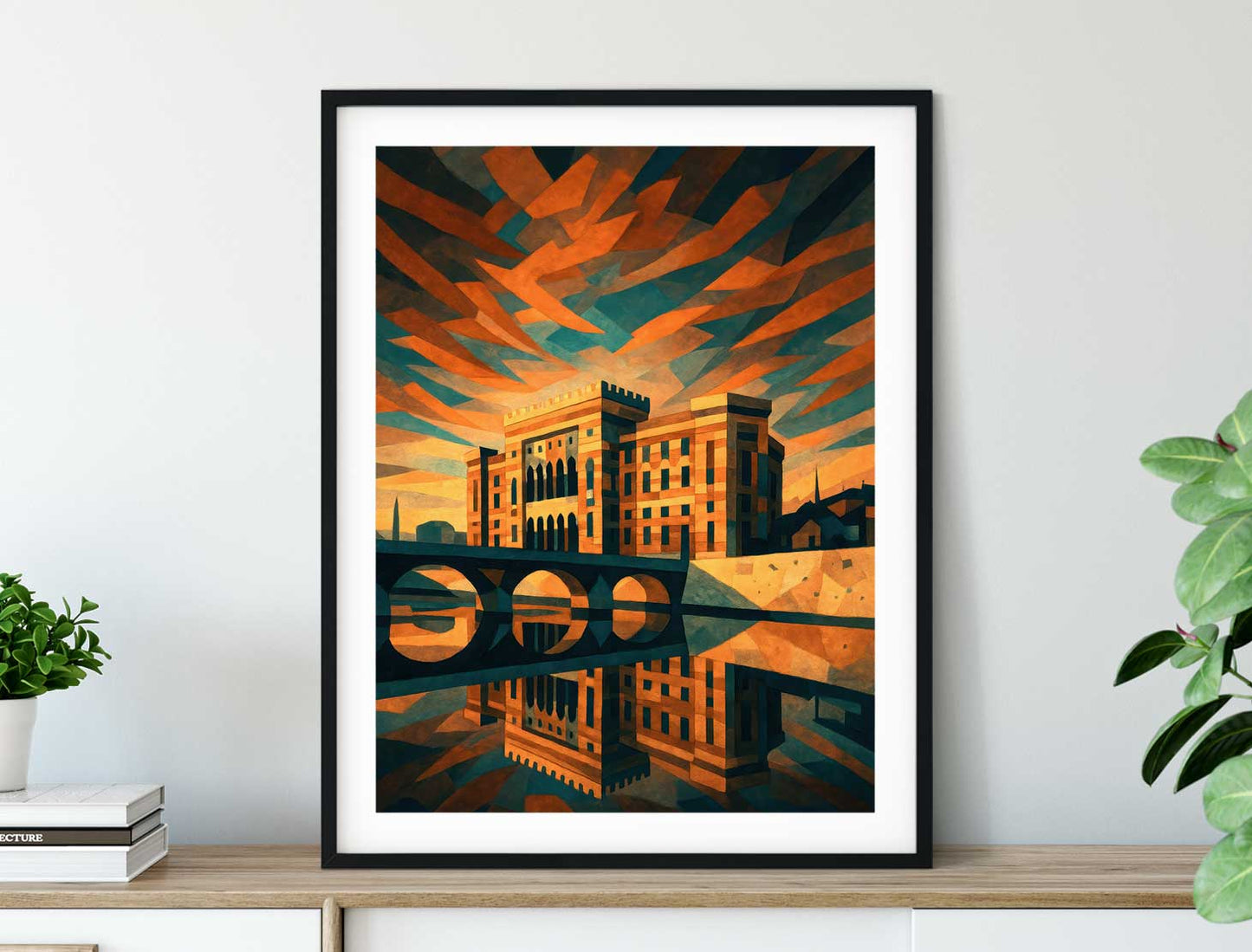 Sarajevska vijećnica u akšam