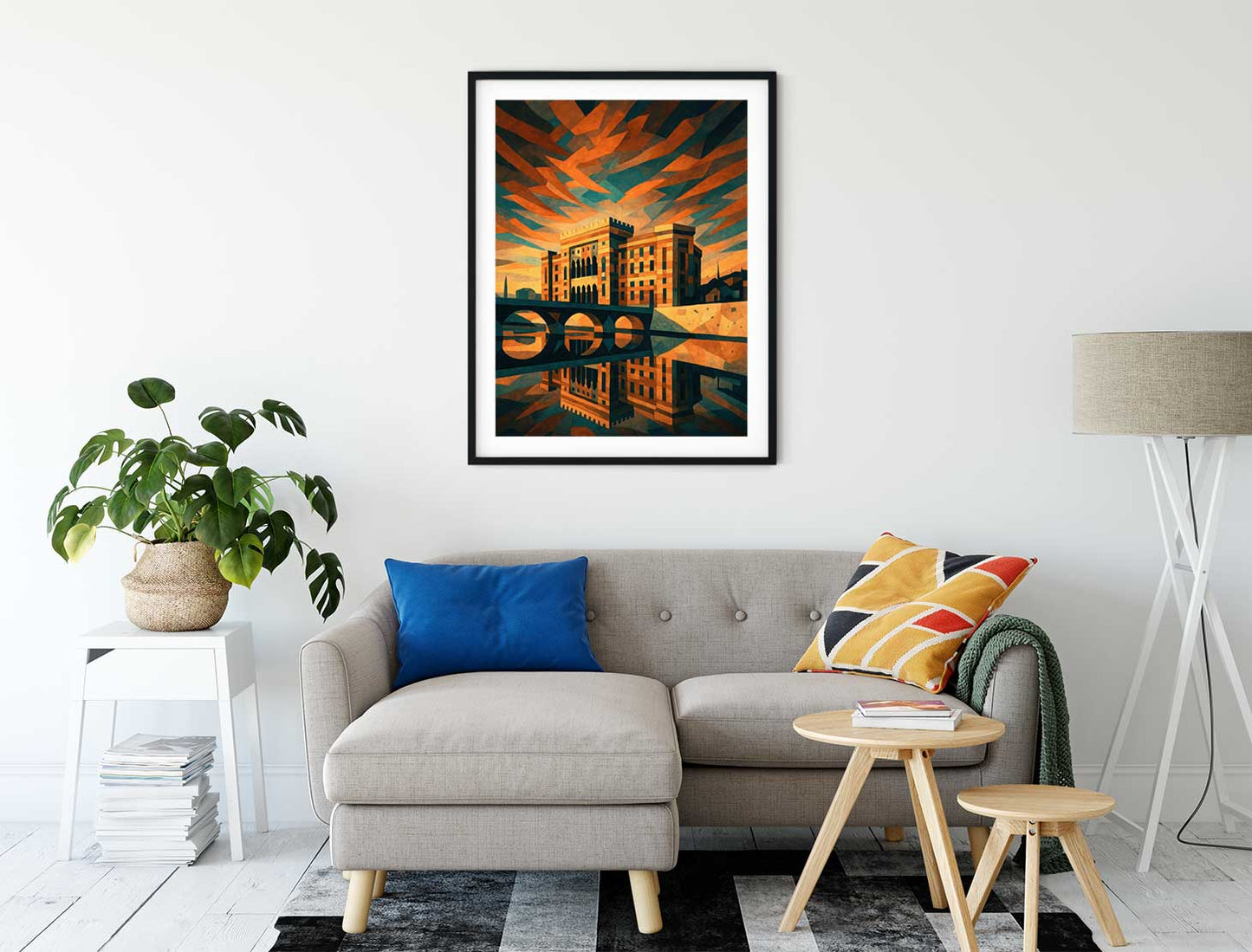 Sarajevska vijećnica u akšam