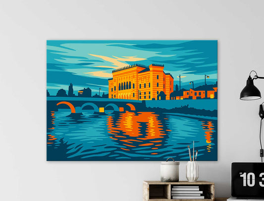 Vijećnica na mjesečini