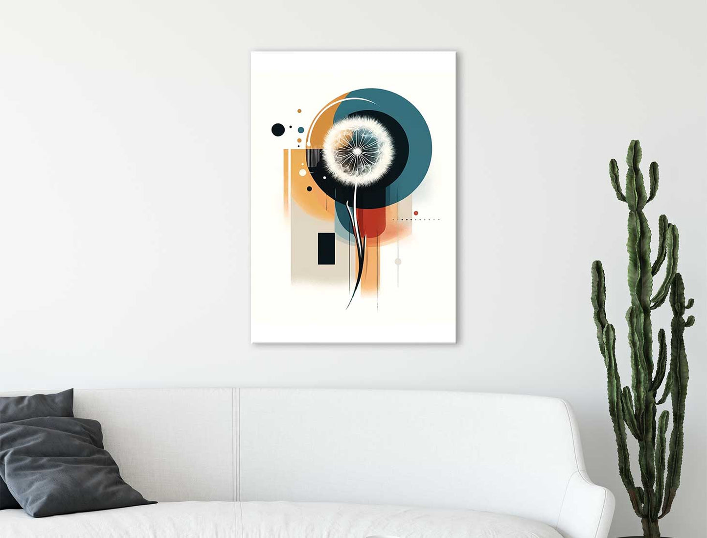 Maslačak, apstrakcija