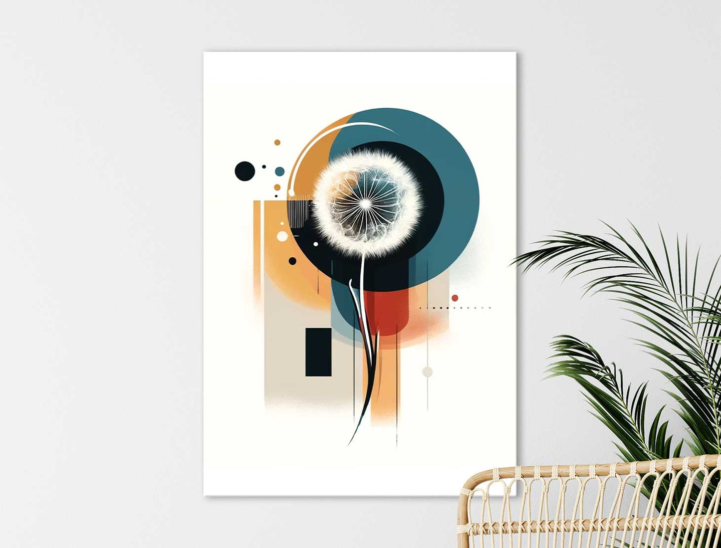 Maslačak, apstrakcija