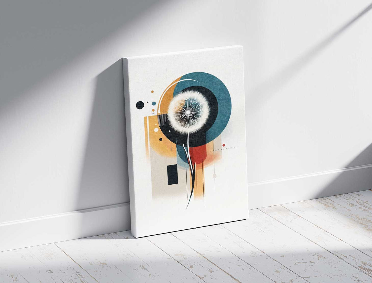 Maslačak, apstrakcija