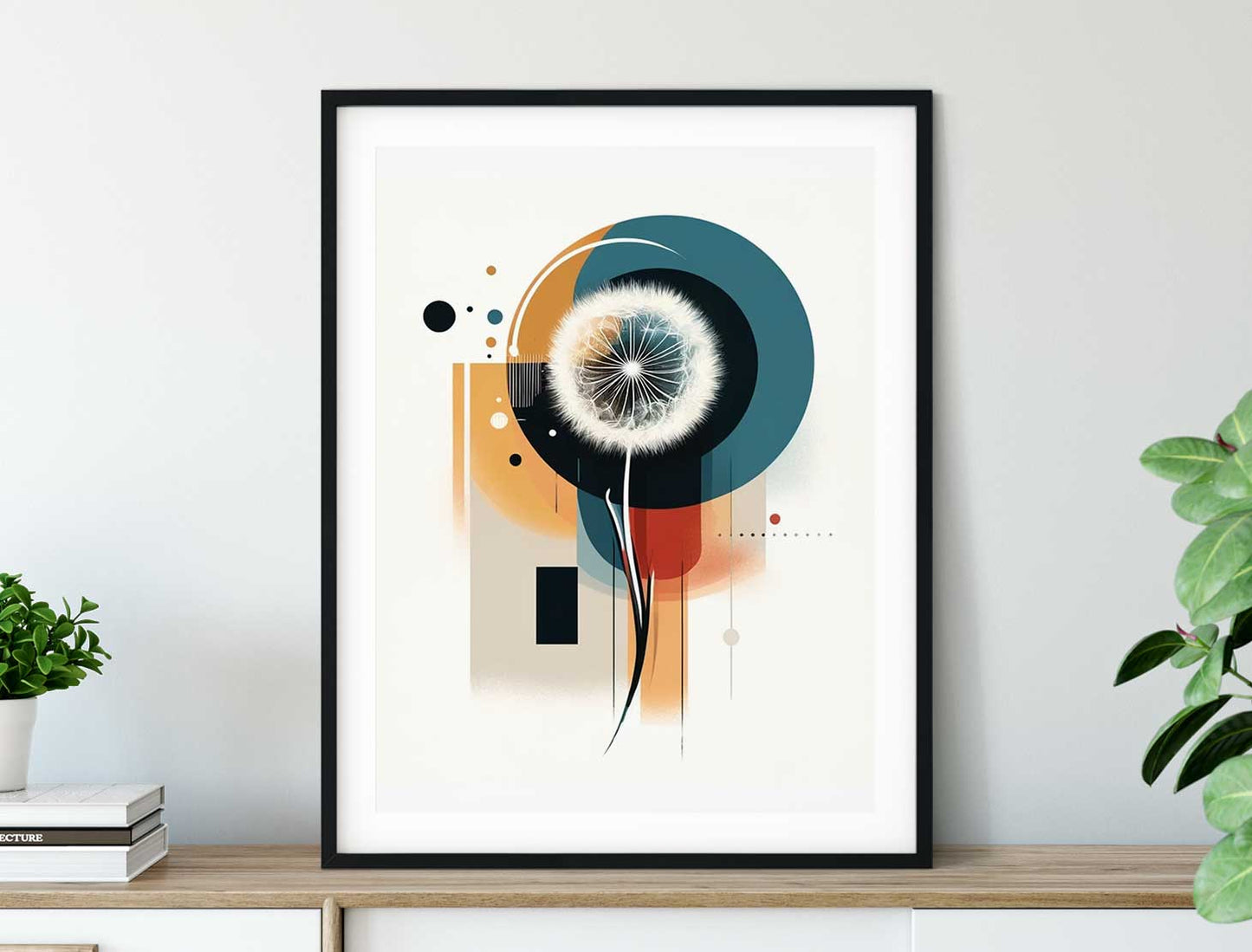 Maslačak, apstrakcija